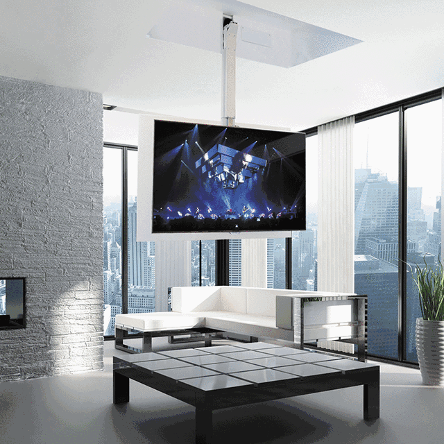 科技元素的电视墙装修设计